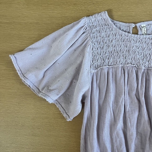 Women's Free People Size S Perfect Catch Bodysuit Silverberry Purple - Picture 3 of 8